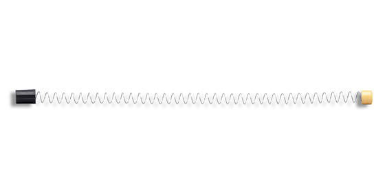 0.019kg Polymer Gun Magazine Spring Replacement Shot Gun Parts