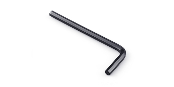 Silver 0.003kg 7 64 Hex Wrench Gun Accessories Steel Material