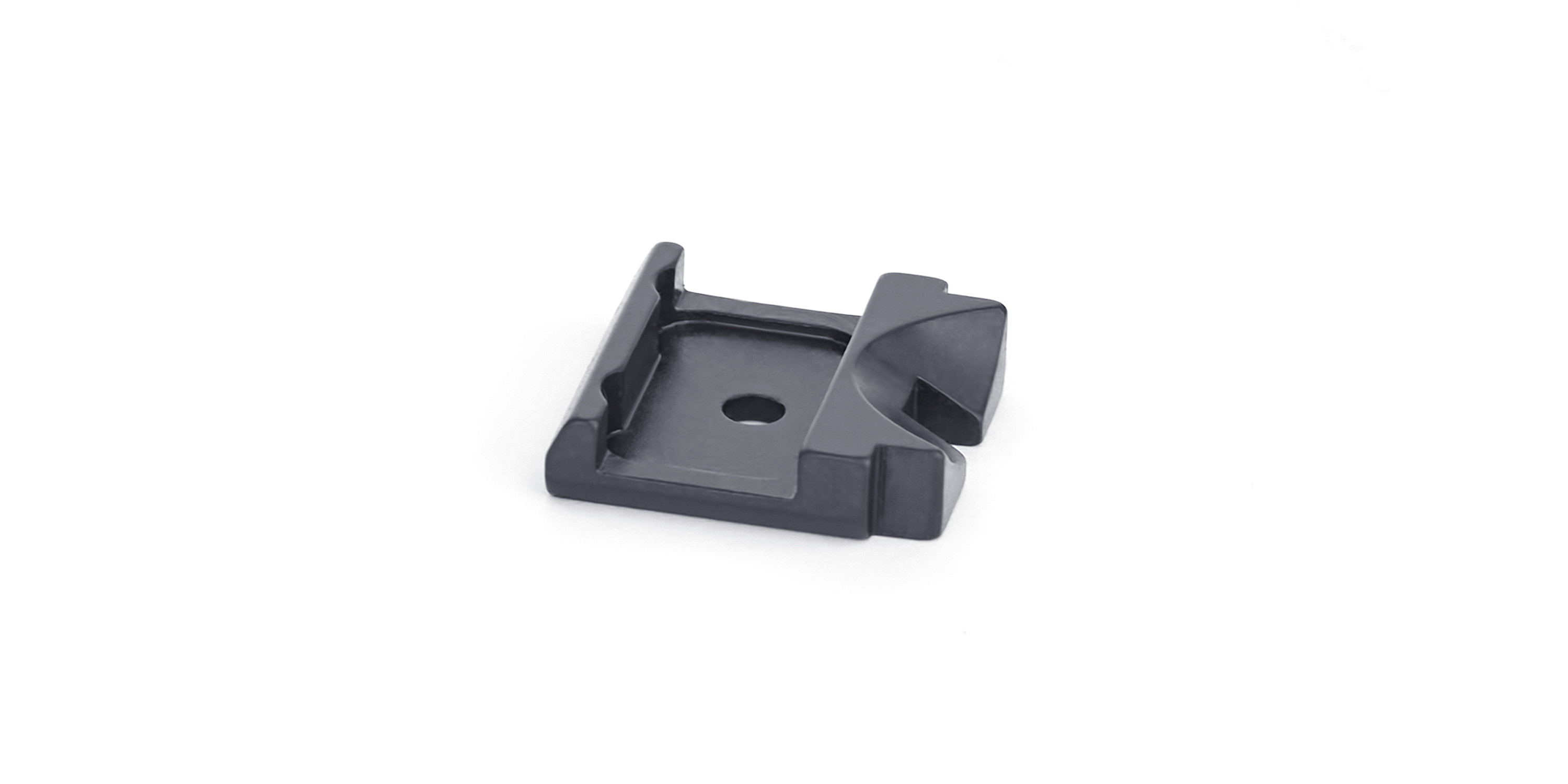 Shell Finish On Compact Compact Black Shell Carrier 20*23.8*10.4mm for Organized Storage